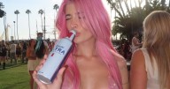 Sami Sheen Turns Heads in Pink Glitter Bikini Look