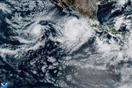Tropical Storm Priscilla strengthens in the Pacific Ocean off the coast of Mexico