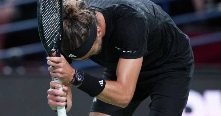 Zverev ousted by 54th-ranked Rinderknech in his opening match at Shanghai Masters