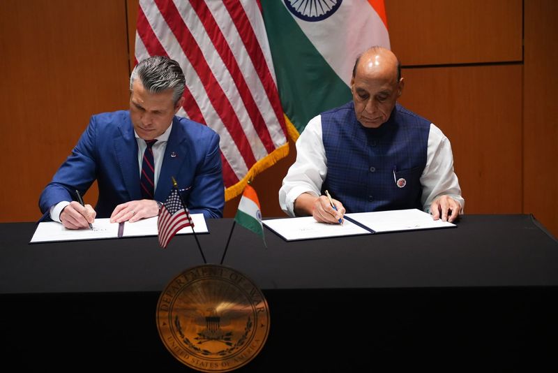 India, US ink 10-year defence framework pact