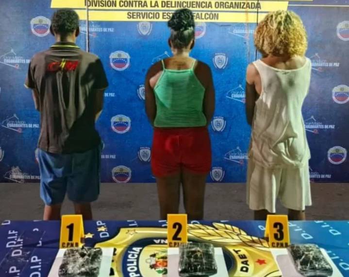 Más detenidos por microtráfico de drogas en Falcón +DETALLES