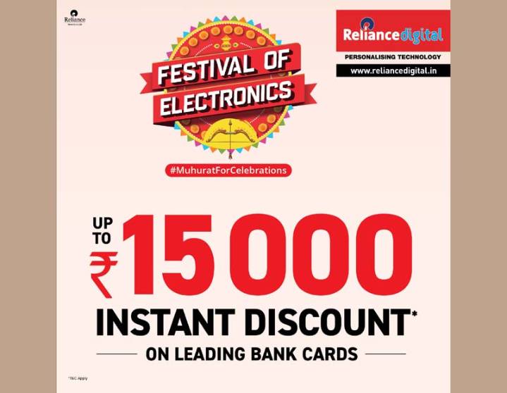 Reliance Digital kicks off ‘Festival of Electronics’ sale