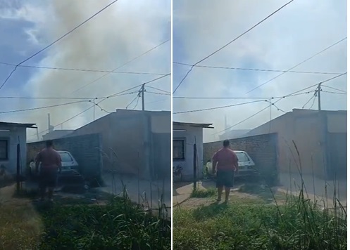Se incendió una vivienda en Resistencia por un cortocircuito en la cocina