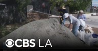 Residents living near Eaton Fire burn scar prepping ahead of powerful October storm