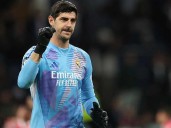 Thibaut Courtois intentó atrapar una rata en pleno partido