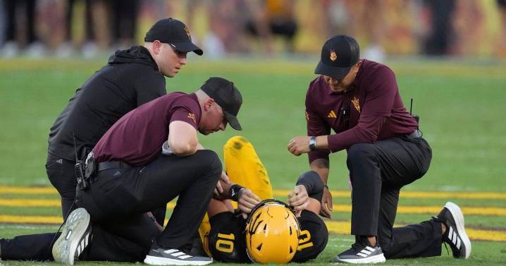 Arizona State quarterback Sam Leavitt to miss Iowa State game with injury
