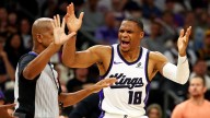 Fans get first in-game look at Russell Westbrook in Kings uniform