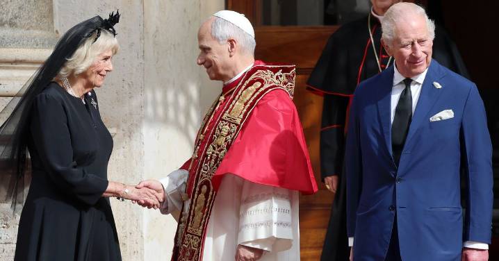 King Charles and Queen Camilla pray with Pope Leo in historic step for churches and welcome respite from Jeffrey Epstein scandal