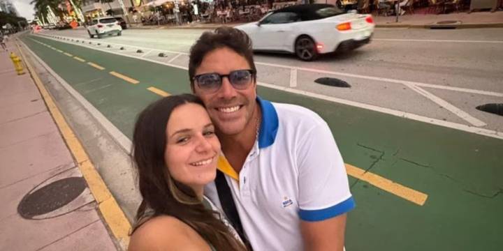 Las primeras fotos de la luna de miel de Matías Alé y Martina Vignolo en Miami durante 50 días