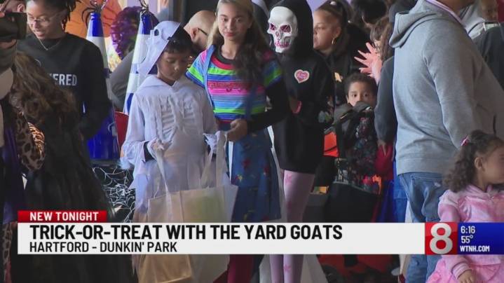 Hartford Yard Goats host Halloween Trick or Treat event at Dunkin' Park