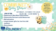 The Foundry set to host Community Baby Shower on Oct. 11