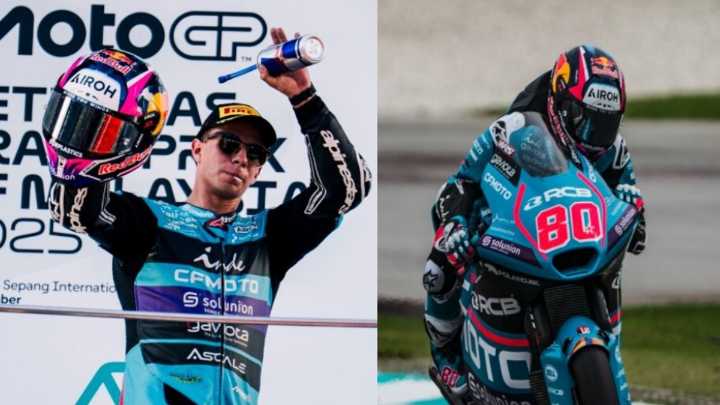 Video | David Alonso estuvo espectacular en el Gran Premio de Malasia de Moto 2, segundo podio consecutivo y subió en la general