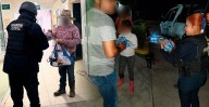 Guardia Civil entrega refrigerios a familiares de pacientes y médicos en Maravatío