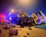 Un camionero se durmió al volante y chocó contra otro en la Autopista de las Serranías Puntanas