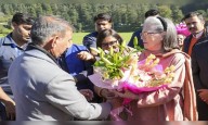 Sonia Gandhi arrives in Shimla, CM inspects preparations for unveiling of Virbhadra Singh's statue
