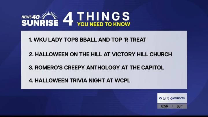 4 Things You Need to Know: October 29, 2025