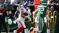 Giants Cam Skattebo suffers gruesome leg injury vs Eagles, carted off