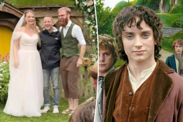 'Lord of the Rings' star Elijah Wood crashes couple's Hobbit