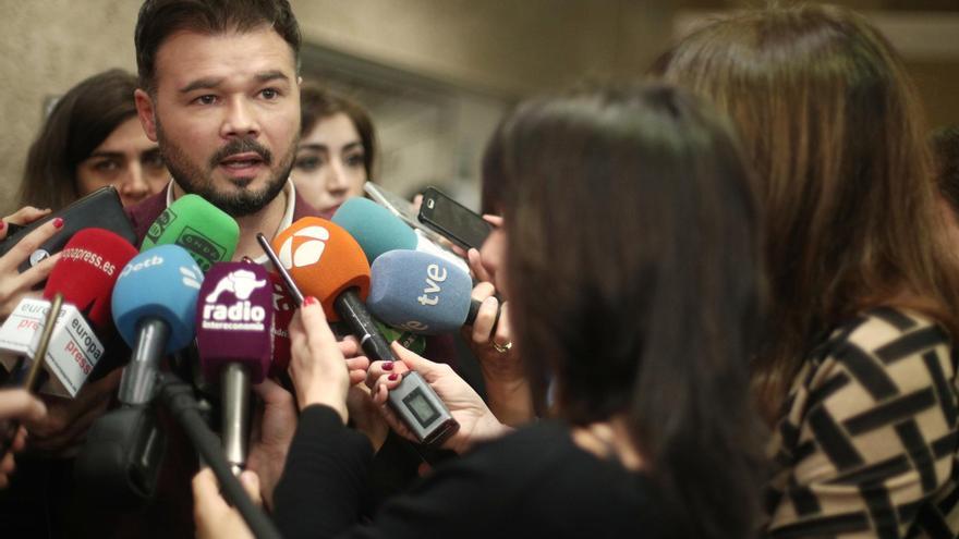 Rufián califica a Mazón de “psicópata” por acudir al funeral de Estado contra el deseo de las víctimas