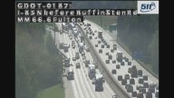 Driver killed in fiery 18-wheeler crash on I-85 North in South Fulton