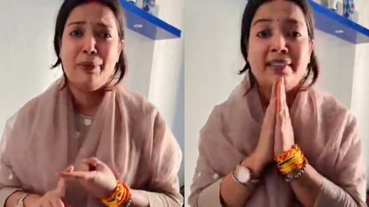'Zeher Kha Kar Mar Jaungi...': Pawan Singh's Second Wife Jyoti Singh Breaks Down As Police Stop Her From Entering His Lucknow Home