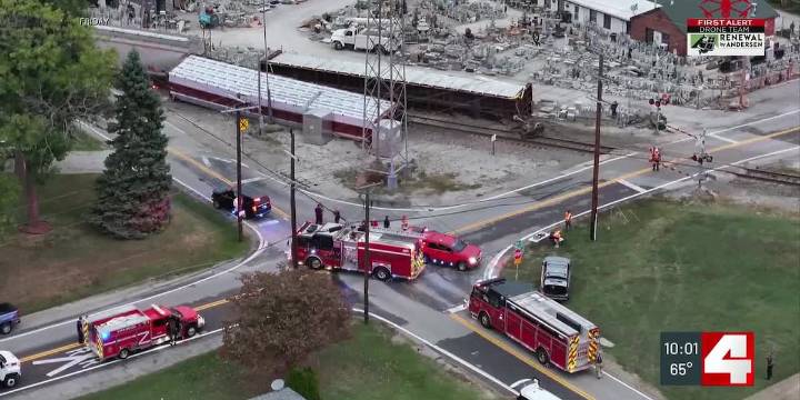 Train derailment cleanup and investigation continue in Affton after Friday’s incident