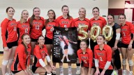Cheboygan's Schley hits big volleyball milestone at Charlevoix quad