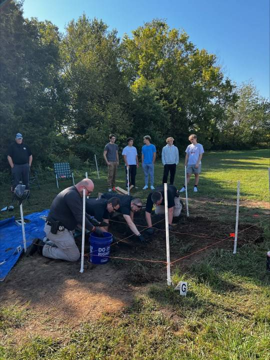 Greene County Deputies dig up dead deer for forensic burial training
