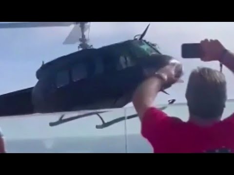 Helicopter crash in Huntington Beach; Child hurt