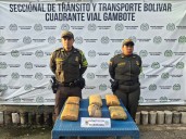 Ante la presión de la Policía, dos delincuentes dejan abandonada más de 5 mil dosis de marihuana
