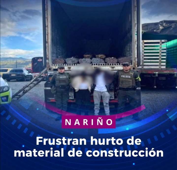 "La Policía Frustra Millonario Intento de Hurto en Ipiales: Dos Capturados y Mercancía Recuperada"