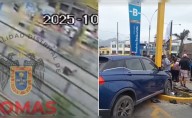 Grave accidente en Comas: vehículo choca con moto policial y deja tres heridos cerca a la estación Belaunde del Metropolitano