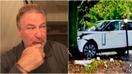 Video | Aparatoso accidente de Alec Baldwin y su hermano al chocar su camioneta contra un árbol en Nueva York