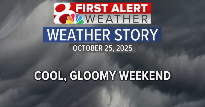 Forecast: Staying cool and gloomy this weekend