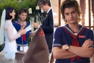 Joe Keery officiates wedding dressed as 'Stranger Things' character