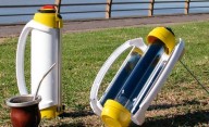 Invento argentino: así es el termo que calienta el agua para el mate con luz solar