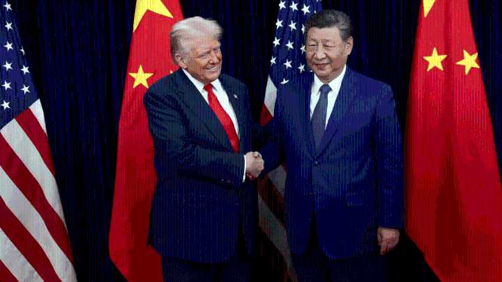Trump meets ‘tough negotiator’ Xi in South Korea for trade war truce discussions