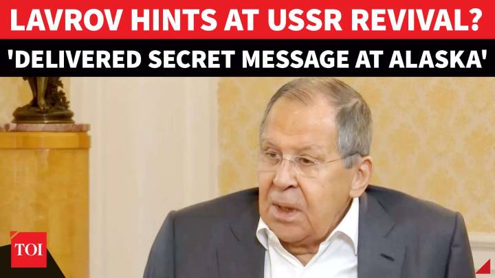 'Proud Of USSR': Lavrov Reveals Why Trump-Putin Budapest Summit Was Put On Hold