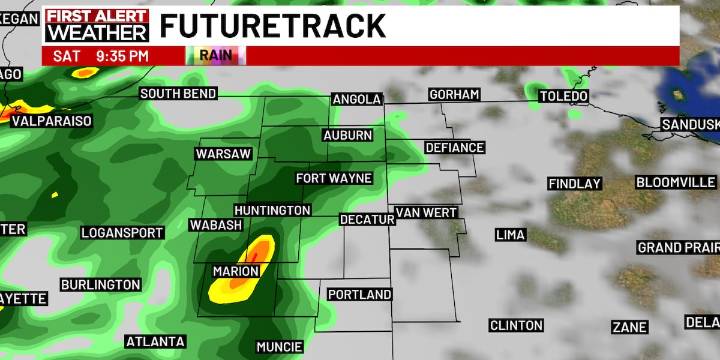 First Alert Forecast: Rain, thunderstorms impacting weekend plans
