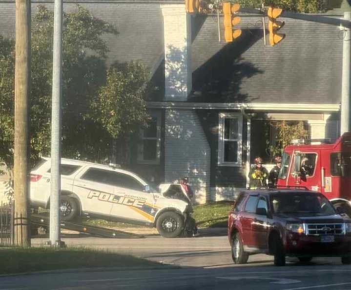BPD Police involved in two-vehicle crash on US 50 and 18th Street