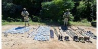 Drones, explosivos y miles de litros de químico: así fue el hallazgo de seguridad en Badiraguato