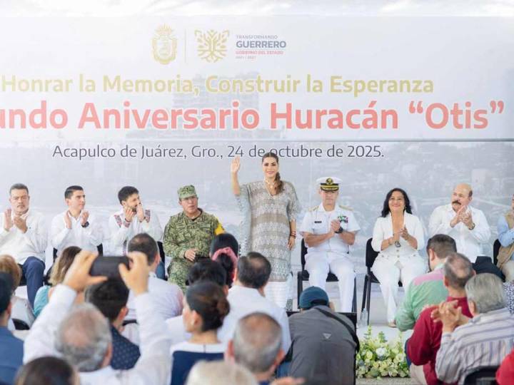 Evelyn Salgado conmemora segundo aniversario del huracán Otis con llamado a la resiliencia