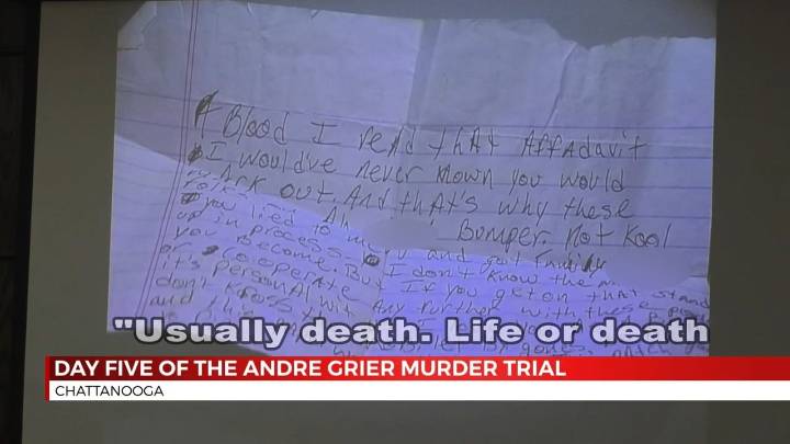 Gang investigator testifies as evidence builds in Andre Grier Murder Trial
