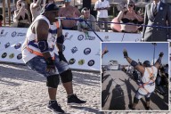Egyptian wrestler pulls 700-ton ship with only his teeth