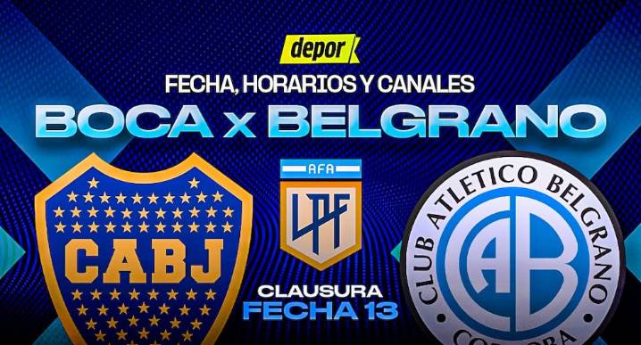 Fecha y hora del Boca vs. Belgrano: Canales de TV que transmiten la Liga Profesional Argentina