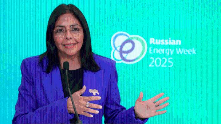 Vicepresidenta de la República Delcy Rodríguez aseguró que 26% del petróleo mundial está bajo sanciones ilícitas