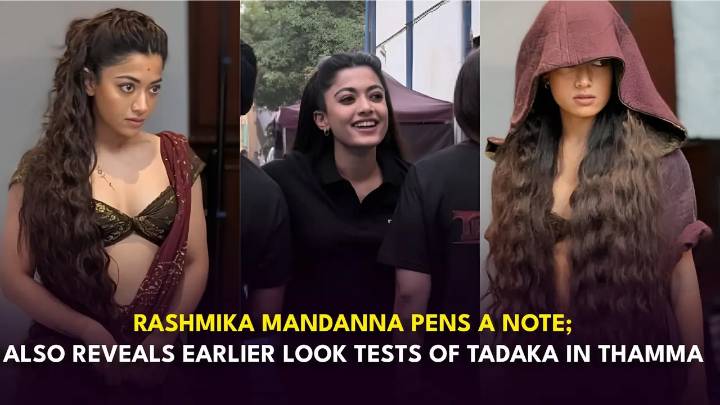 Unseen: Rashmika Mandanna shares REJECTED looks of Tadaka from Thamma