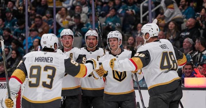 Golden Knights rally for 4-3 win in overtime after Sharks' late