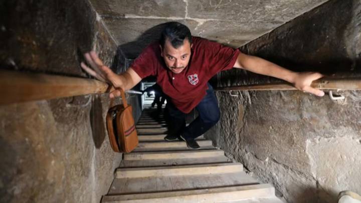 Rescatan a una turista española atrapada en una pirámide en Egipto al fracturarse un pie