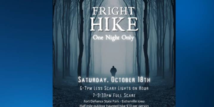 Estherville’s annual Fright Hike to be held at Fort Defiance State Park